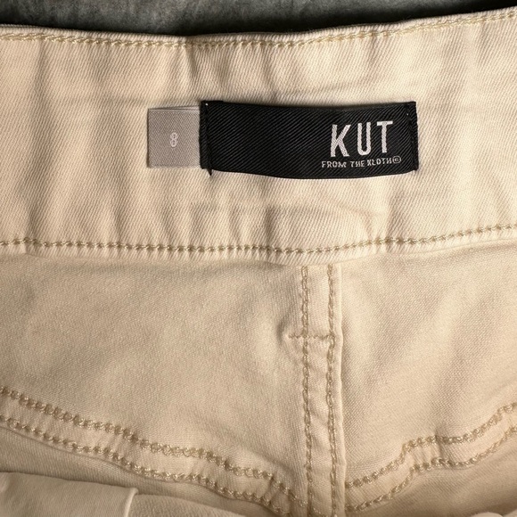 KUT from the Kloth Jane high rise short white size 8 - Picture 6 of 8